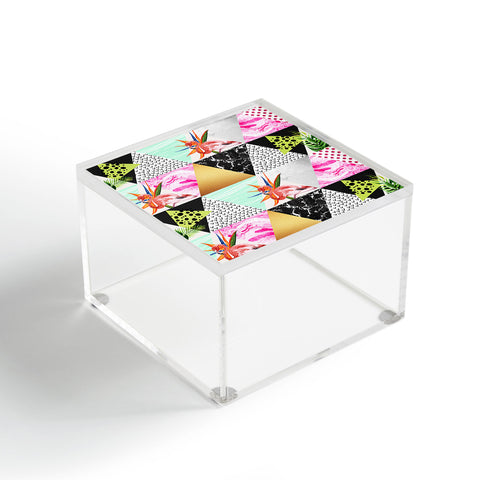 Marta Barragan Camarasa Geometric tropical Acrylic Box