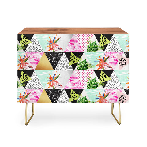 Marta Barragan Camarasa Geometric tropical Credenza