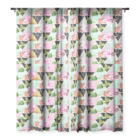 Marta Barragan Camarasa Geometric tropical Sheer Non Repeat