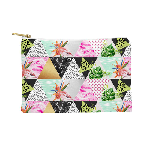 Marta Barragan Camarasa Geometric tropical Pouch