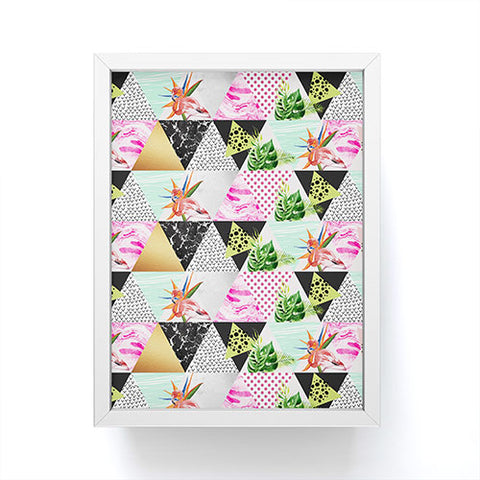 Marta Barragan Camarasa Geometric tropical Framed Mini Art Print