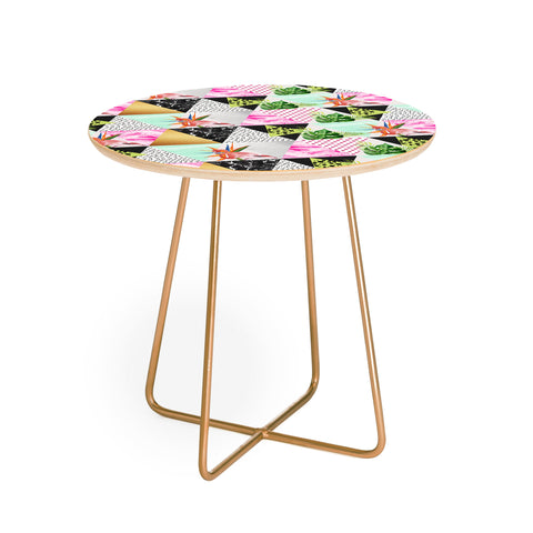 Marta Barragan Camarasa Geometric tropical Round Side Table