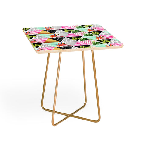 Marta Barragan Camarasa Geometric tropical Side Table