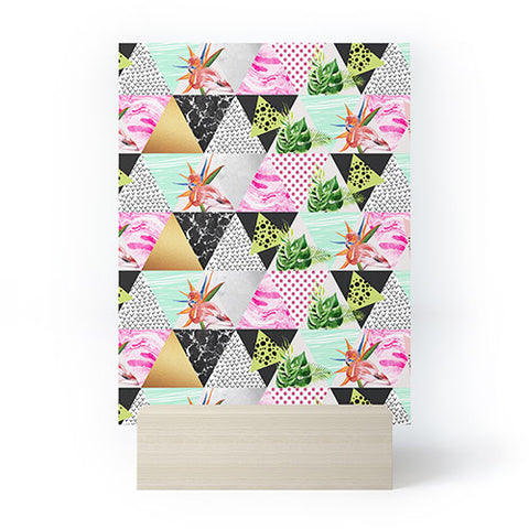 Marta Barragan Camarasa Geometric tropical Mini Art Print