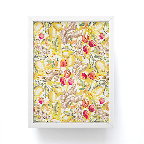 Marta Barragan Camarasa Ginger and fruit tea 22 Framed Mini Art Print