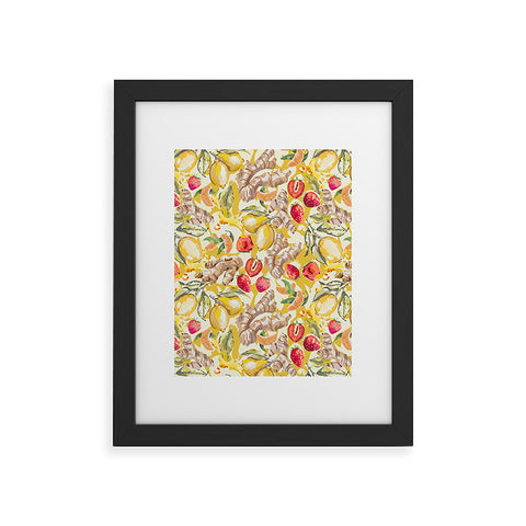 Marta Barragan Camarasa Ginger and fruit tea 22 Framed Art Print