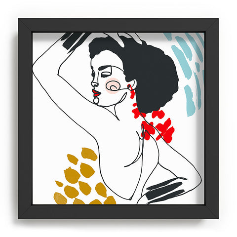 Marta Barragan Camarasa Glamorous lady Recessed Framing Square