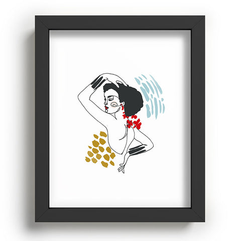 Marta Barragan Camarasa Glamorous lady Recessed Framing Rectangle
