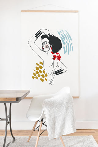 Marta Barragan Camarasa Glamorous lady Art Print And Hanger