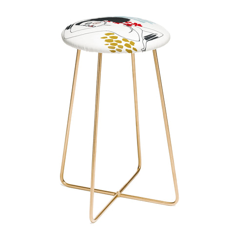 Marta Barragan Camarasa Glamorous lady Counter Stool