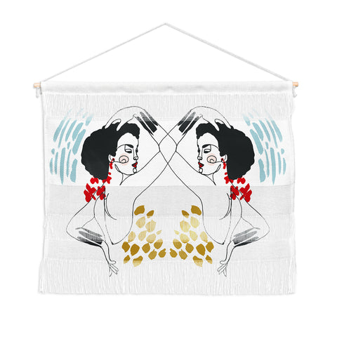 Marta Barragan Camarasa Glamorous lady Wall Hanging Landscape