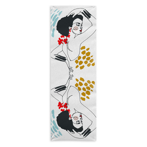 Marta Barragan Camarasa Glamorous lady Yoga Towel