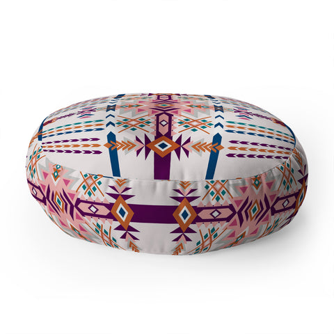 Marta Barragan Camarasa Global Nomadic 01 Floor Pillow Round