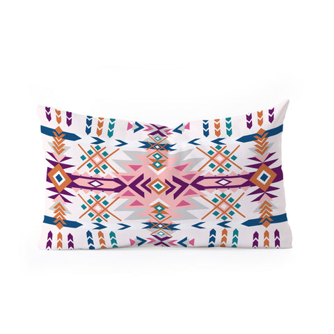 Marta Barragan Camarasa Global Nomadic 01 Oblong Throw Pillow