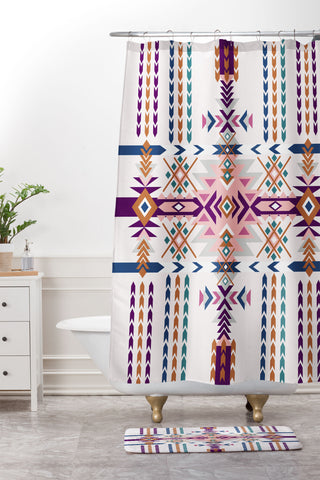 Marta Barragan Camarasa Global Nomadic 01 Shower Curtain And Mat