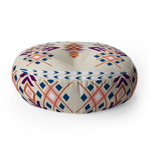 Marta Barragan Camarasa Global Nomadic 02 Floor Pillow Round