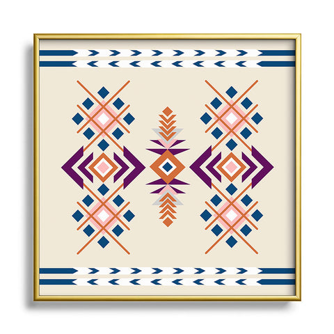 Marta Barragan Camarasa Global Nomadic 02 Square Metal Framed Art Print
