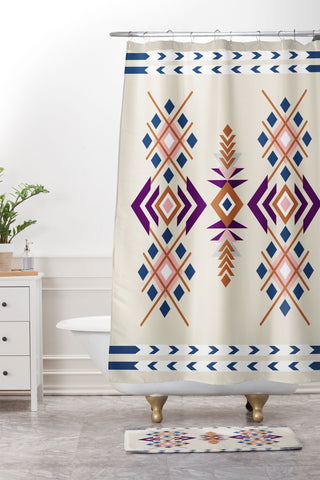 Marta Barragan Camarasa Global Nomadic 02 Shower Curtain And Mat