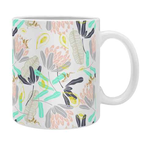 Marta Barragan Camarasa Gold Hummingbirds in Nature Coffee Mug