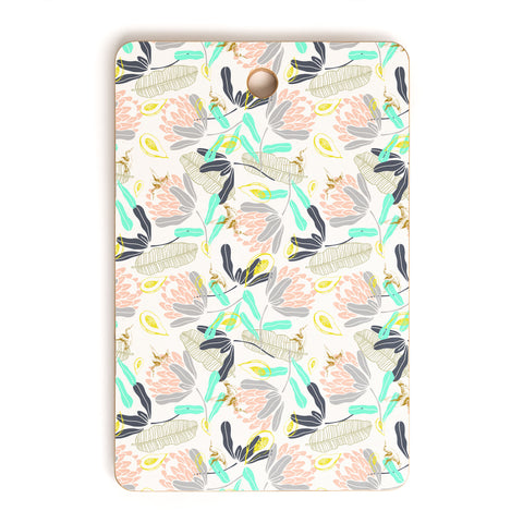 Marta Barragan Camarasa Gold Hummingbirds in Nature Cutting Board Rectangle