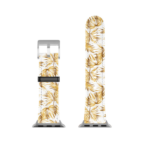 Marta Barragan Camarasa Golden palms Apple Watch Band