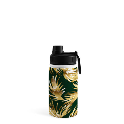 Marta Barragan Camarasa Golden palms II Water Bottle