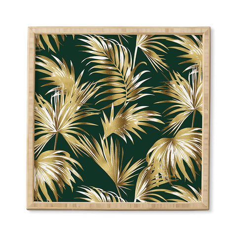 Marta Barragan Camarasa Golden palms II Framed Wall Art