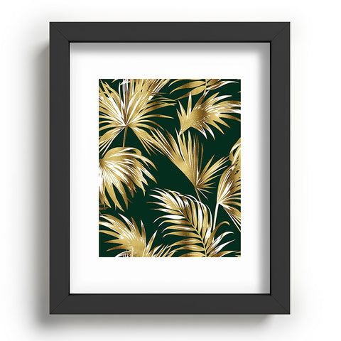 Marta Barragan Camarasa Golden palms II Recessed Framing Rectangle