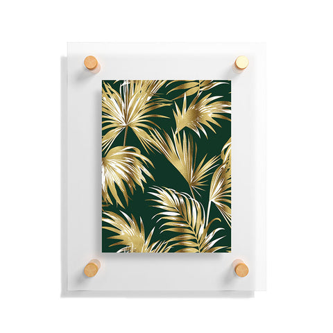Marta Barragan Camarasa Golden palms II Floating Acrylic Print