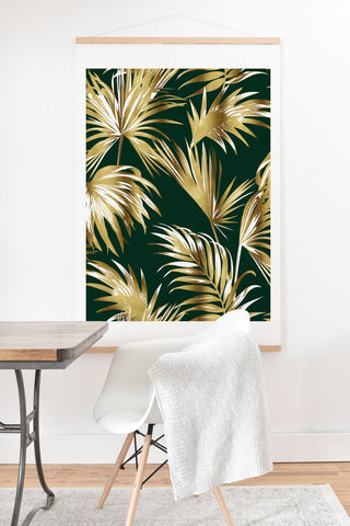 Marta Barragan Camarasa Golden palms II Art Print And Hanger