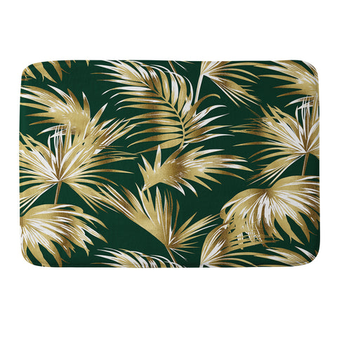 Marta Barragan Camarasa Golden palms II Memory Foam Bath Mat