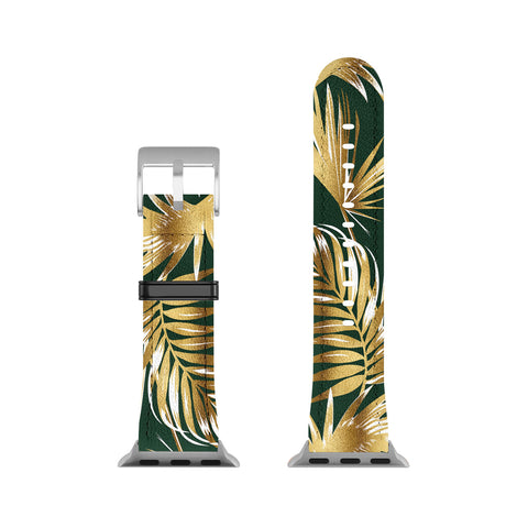 Marta Barragan Camarasa Golden palms II Apple Watch Band