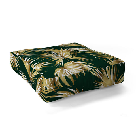Marta Barragan Camarasa Golden palms II Floor Pillow Square