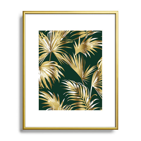 Marta Barragan Camarasa Golden palms II Metal Framed Art Print