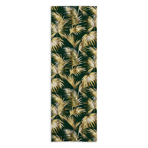 Marta Barragan Camarasa Golden palms II Yoga Towel