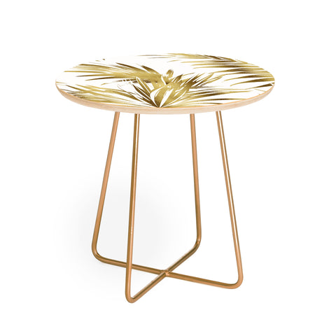 Marta Barragan Camarasa Golden palms Round Side Table