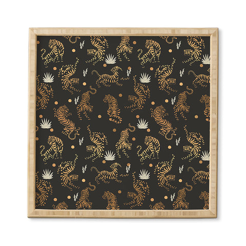 Marta Barragan Camarasa Golden tigers Framed Wall Art