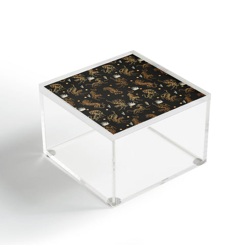 Marta Barragan Camarasa Golden tigers Acrylic Box