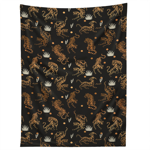 Marta Barragan Camarasa Golden tigers Tapestry