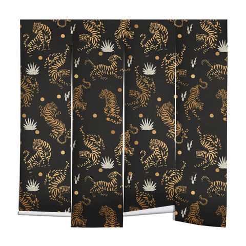 Marta Barragan Camarasa Golden tigers Wall Mural