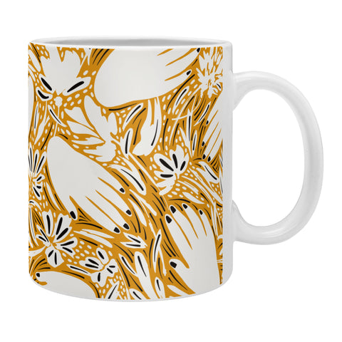 Marta Barragan Camarasa Hands nature brushstrokes Coffee Mug