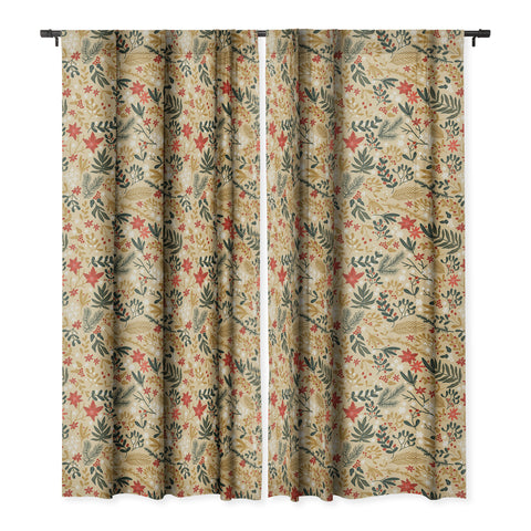 Marta Barragan Camarasa Happy holidays nature Blackout Window Curtain