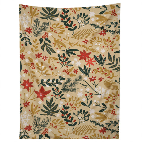 Marta Barragan Camarasa Happy holidays nature Tapestry