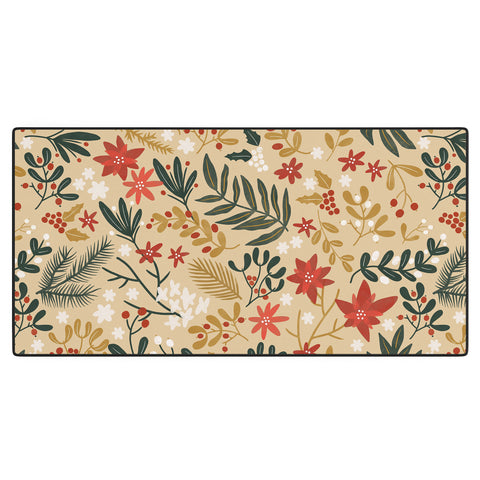 Marta Barragan Camarasa Happy holidays nature Desk Mat