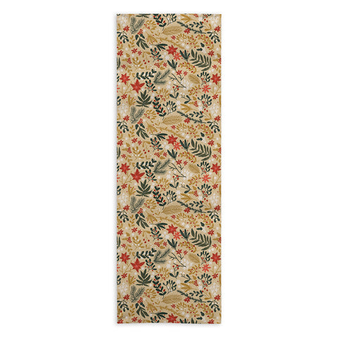 Marta Barragan Camarasa Happy holidays nature Yoga Towel