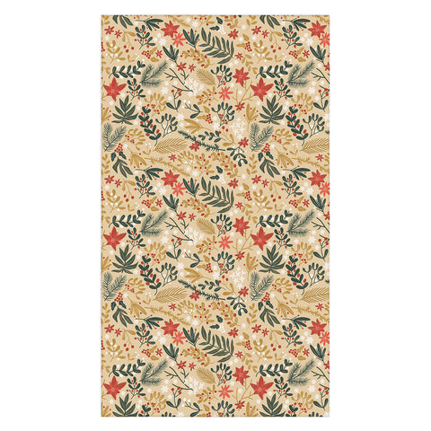Marta Barragan Camarasa Happy holidays nature Tablecloth