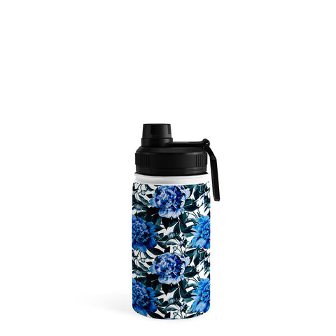 Marta Barragan Camarasa Indigo floral Water Bottle