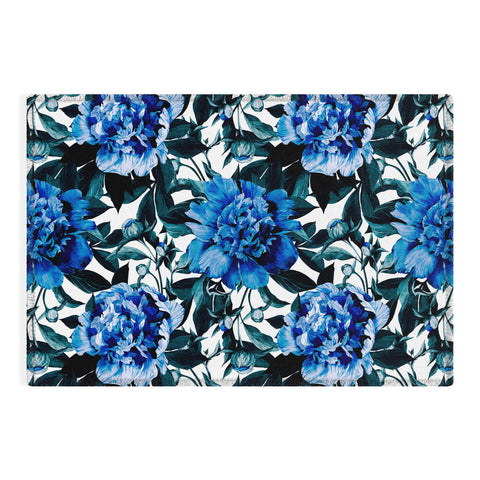Marta Barragan Camarasa Indigo floral Outdoor Rug