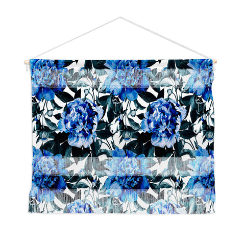 Marta Barragan Camarasa Indigo floral Wall Hanging Landscape