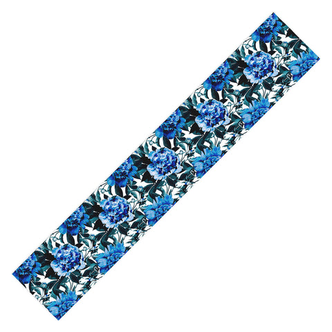 Marta Barragan Camarasa Indigo floral Table Runner